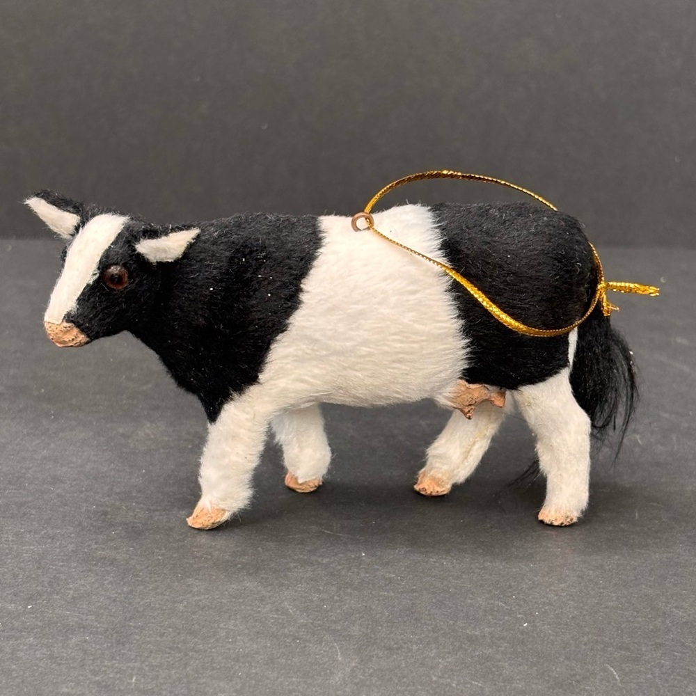 Maker's Holiday Ornament Christmas Decor, Cow,  3"